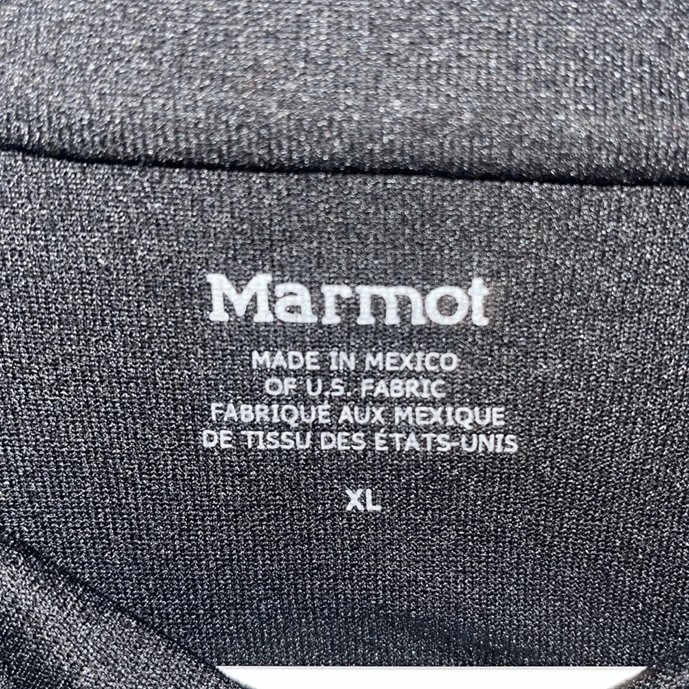 Marmot Black  Quarter Zip Pullover Men’s Size XL / Moosejaw. L